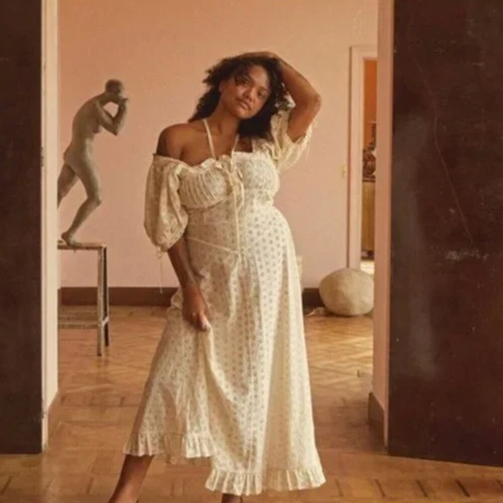 Doen London Dress in XS Cream